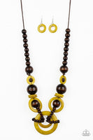 Boardwalk Party- Yellow Necklace