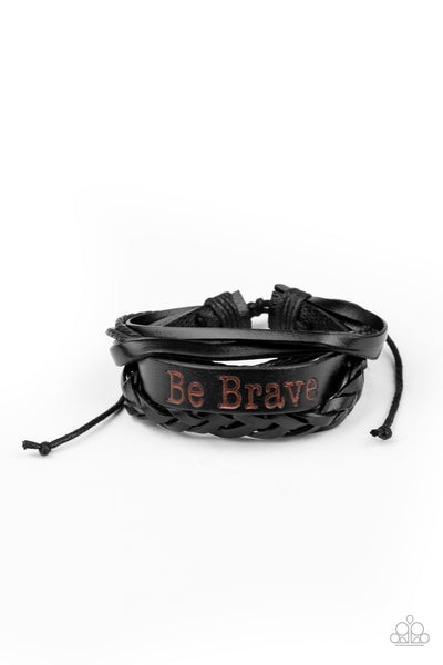 Brave Soul - Black Bracelet