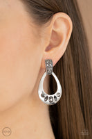 Broker Babe - Silver Earrings