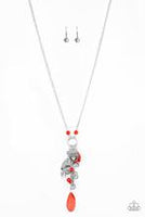 Hearts Content Red Necklace