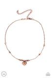 Casual Crush - Copper Choker Necklace