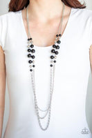 Charmingly Colorful Black Necklace