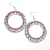 Cinematic Shimmer Red Earring