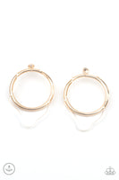 Clear The Way! - Gold Earrings