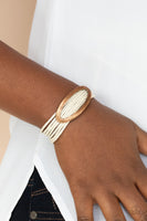 Corded Couture - White Bracelet