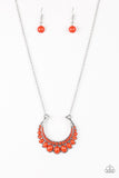 Count To ZEN - Orange Necklace