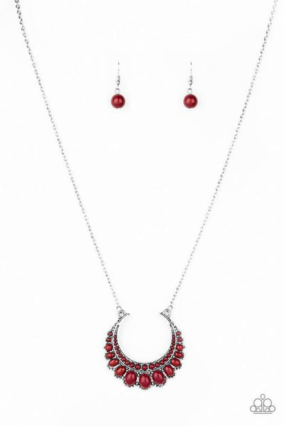 Count to Zen -Red Necklace