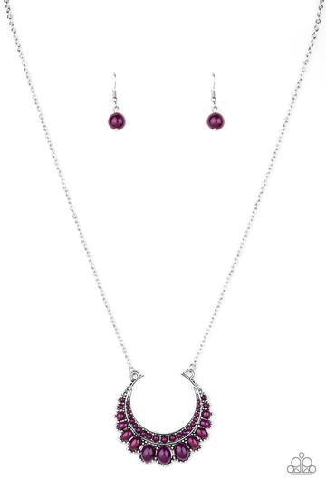 Count to Zen -Purple Necklace
