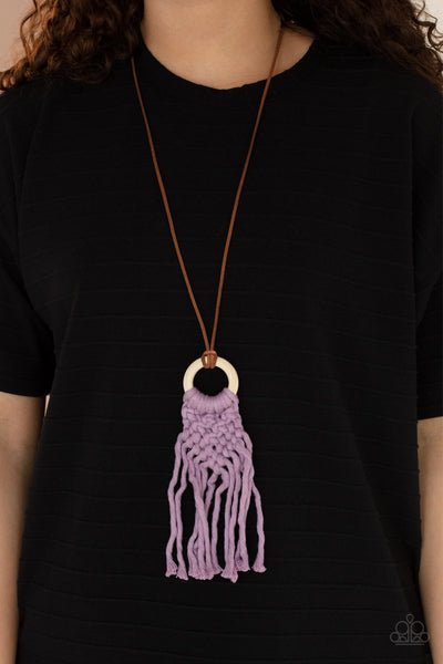 Crafty Couture - Purple Necklace