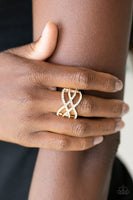 Cross Action Couture - Gold Ring
