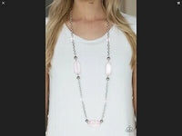 Crystal Charm Pink Necklace