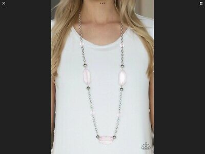 Crystal Charm Pink Necklace