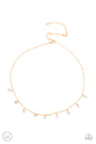 Dainty Diva - Gold Choker Necklace