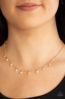 Dainty Diva - Gold Choker Necklace