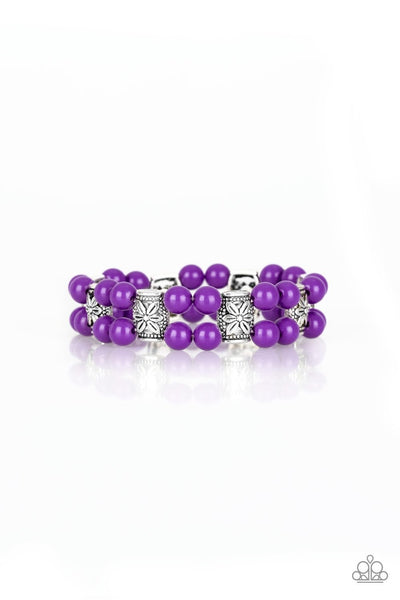 Daisy Debutante - Purple Bracelet