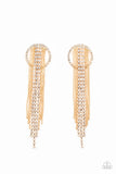 Dazzle by Default - Gold Earrings