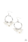 Delectably Diva - White Earrings