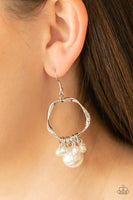 Delectably Diva - White Earrings