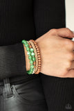 Down HOMESPUN - Green Bracelet