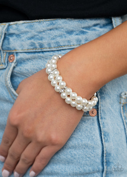 Downtown Debut - White Bracelet