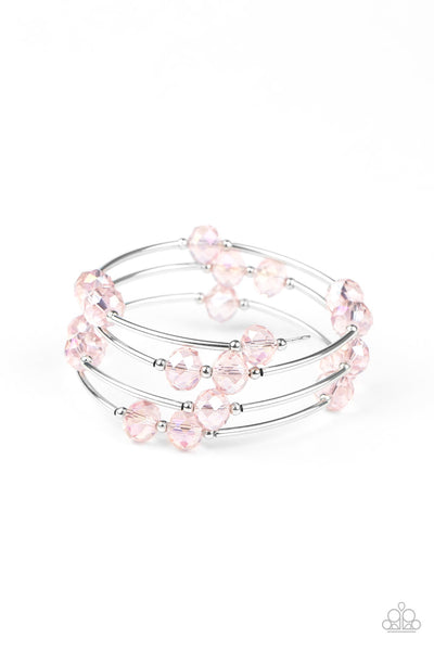 Dreamy Demure - Pink Coil Bracelet!