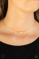 Dynamically Dainty - Gold Choker Necklace