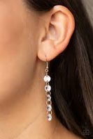 Trickle Down Effect White Earring