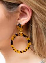 Fish out of Water Tortoise shell Earrings