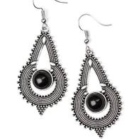 Zoomin Zumba Earrings Black