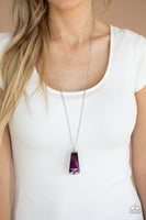 Empire State Elegance - Purple Necklace