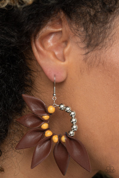 Flower Child Fever – Orange Earrings