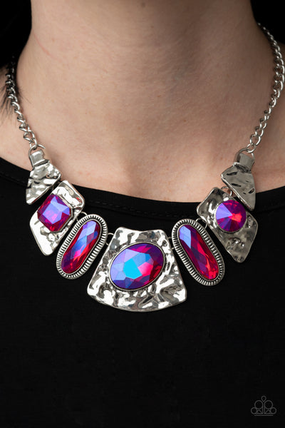 Futuristic Fashionista – Pink Necklace