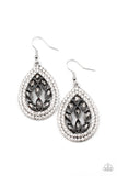 Encased Elegance - Silver Earrings