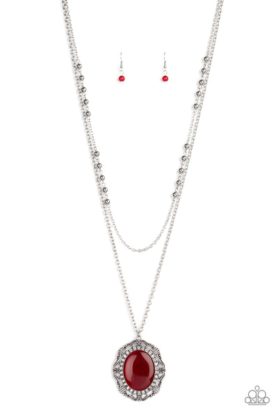 Endlessly Enchanted - Red Necklace