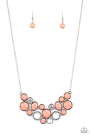 Extra Eloquent - Orange Necklace