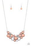 Extra Eloquent - Orange Necklace