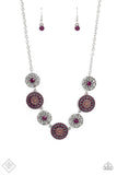 Farmers Market Fashionista- Purple Necklace