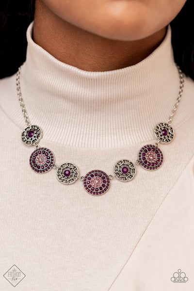 Farmers Market Fashionista- Purple Necklace