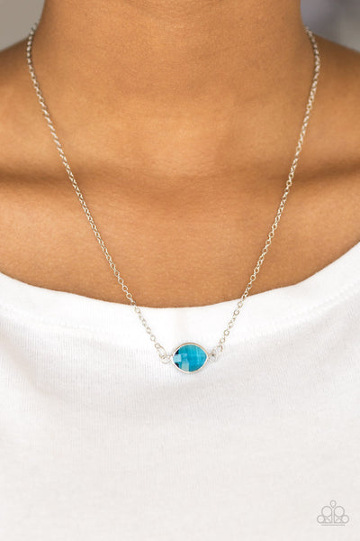 Fashionably Fantabulous - Blue Necklace