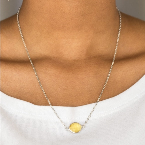 Fashionably Fantabulous - Yellow Necklace