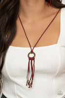 Feel at HOMESPUN - Red Necklace