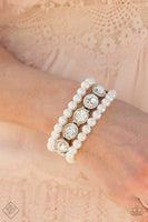 Flawlessly Flattering - White Bracelet