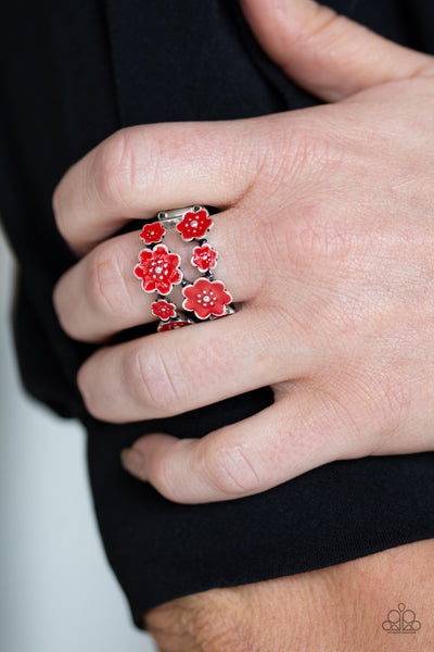 Floral Crowns Red Ring
