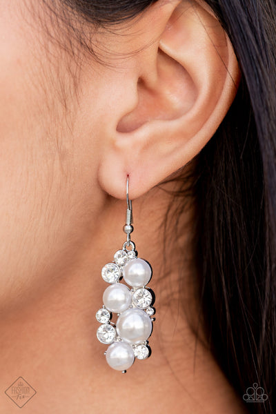 Fond of Baubles - White Earrings