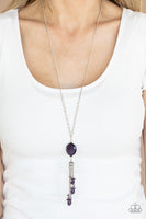 Fringe Flavor - Purple Necklace