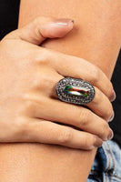 Fueled By Fashion - OIL SPILL Gunmetal Ring