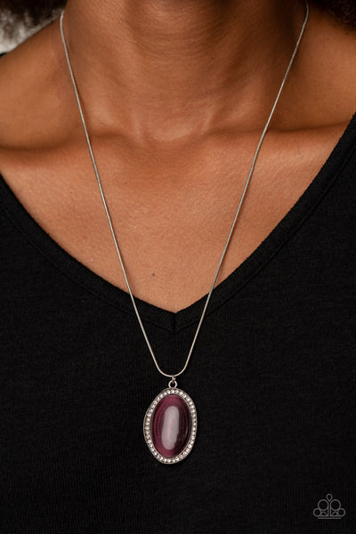 GLISTEN To This - Purple  Necklace
