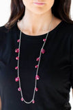 GLOW-Rider Pink Necklace