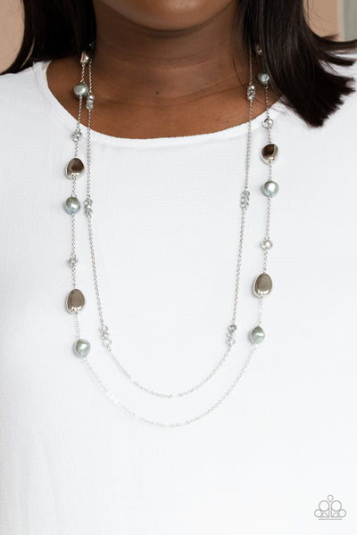 Gala Goals - Silver Necklace