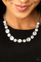 girls gotta glow white necklace
